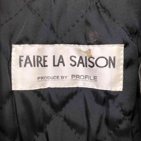 FAIRE LA SAISON Cow Leather エポレットレザーブルゾン メンズ