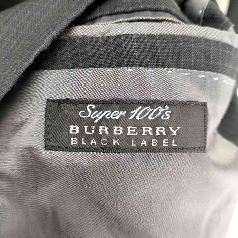 バーバリーブラックレーベル BURBERRY BLACK LABEL ウール3Bテーラードジャケット メンズ 36R