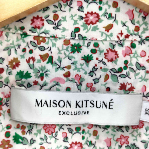 メゾンキツネ MAISON KITSUNE ×OLYMPIA 花柄 ロングスリーブシャツ メンズ IM00461WC4012