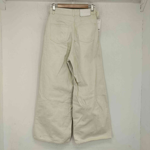 マカフィー MACPHEE コットンデニム タックワイドパンツ レディース JPN:36