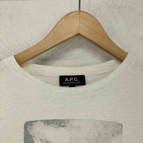 アーペーセー A.P.C. クルーネック アートプリント Tシャツ メンズ import:XS