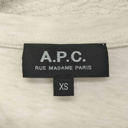 アーペーセー A.P.C. クルーネック アートプリント Tシャツ メンズ import:XS