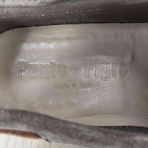PUNTO PIGRO Taglia MOCASSIN スウェードモカシンシューズ レディース JPN:37