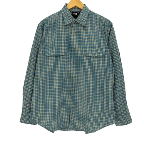 ザノースフェイス THE NORTH FACE チェック フラップポケット 長袖シャツ メンズ import:L