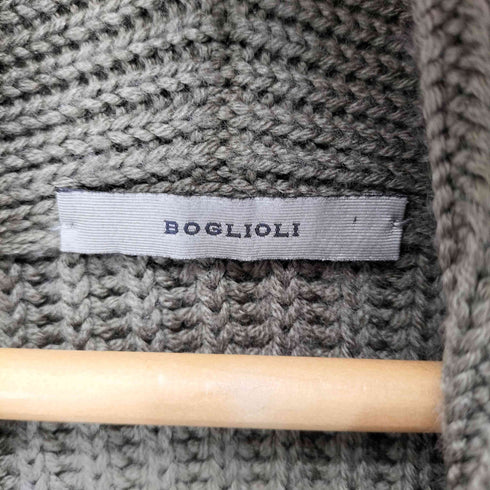 ボリオリ BOGLIOLI MADE IN ITALY ショールカラーカーディガン メンズ M