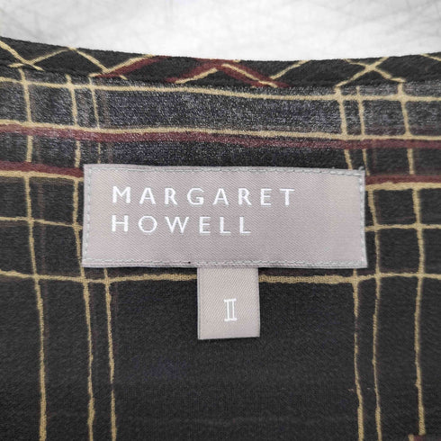 マーガレットハウエル MARGARET HOWELL ノースリーブシルクブラウス レディース JPN:2