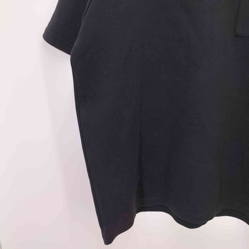 RUFFLOG バックロゴ刺繍 モックネック Tシャツ メンズ