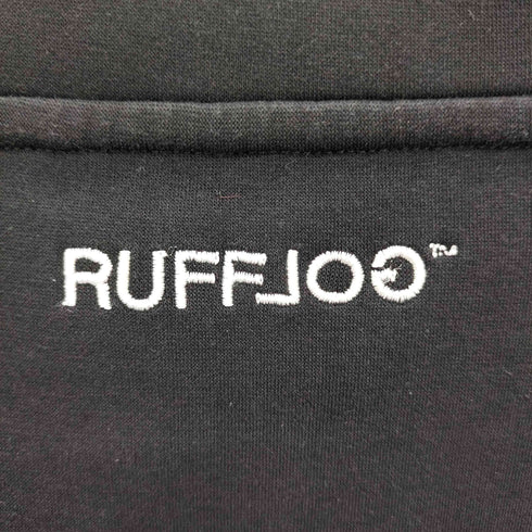 RUFFLOG バックロゴ刺繍 モックネック Tシャツ メンズ