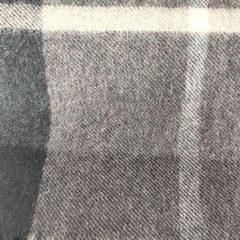 フェアファクス FAIRFAX チェック柄 フリンジ カシミヤ100% マフラー レディース