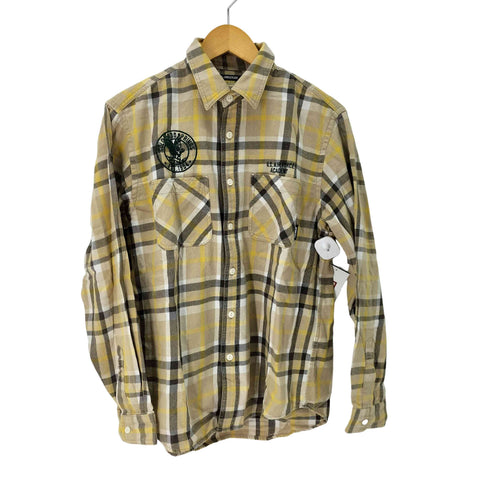 アヴィレックス AVIREX 24AW FADE CHECK SHIRT USAFA フェイド チェック シャツ メンズ import:L
