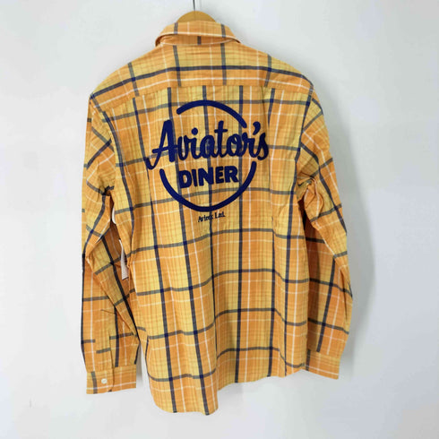アヴィレックス AVIREX L/S CHECK WORK SHIRT AVIATOR'S DINER チェック ワークシャツ アヴィエーターズ ダイナー シャツ メンズ import:L