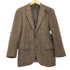 ジェイプレス J.PRESS ストライプ柄 Harris Tweed クルミボタン エルボーパッチ 2Bテーラードジャケット メンズ C-92 W-78 T-170