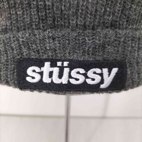 ステューシー Stussy ボックスロゴ ニット帽 メンズ