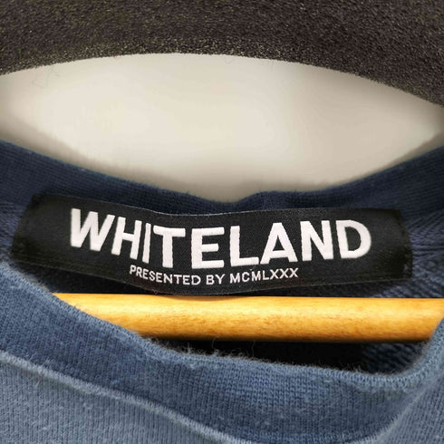 ホワイトランドブラックバーン WHITELAND BLACKBURN バイカラー counterpart.刺繍スウェット メンズ FREE