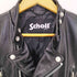 ショット Schott DOUBLE BREST RIDERS ダブル ブレスト ライダースジャケット メンズ import:M