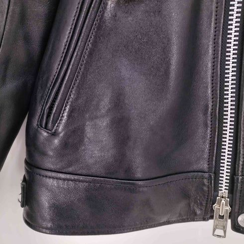 ショット Schott DOUBLE BREST RIDERS ダブル ブレスト ライダースジャケット メンズ import:M