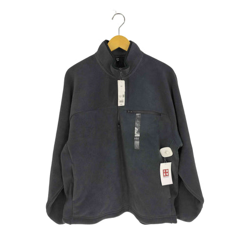 ユニクロ UNIQLO 24AW フリースオーバーサイズハーフジッププルオーバー メンズ import:L