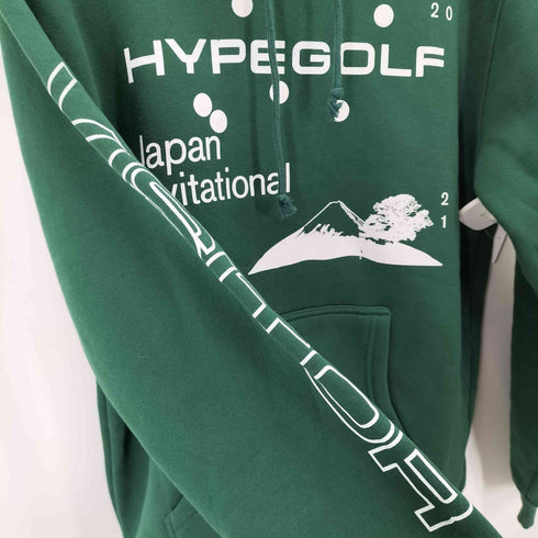 HYPEGOLF apan Invitational プリントプルオーバーパーカー メンズ