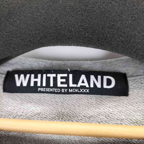 ホワイトランドブラックバーン WHITELAND BLACKBURN バイカラー counterpart.刺繍スウェット メンズ FREE
