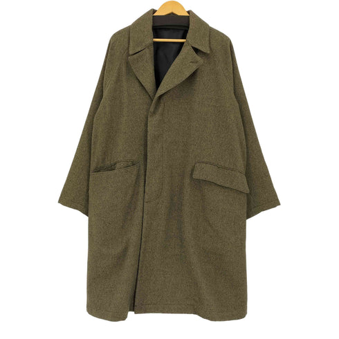 バーンズ アウト フィッターズ BARNS OUT FITTERS FIRST IN QUALITY WEAR 比翼ボタン チェスターコート メンズ JPN:1