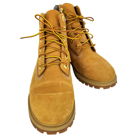 ティンバーランド Timberland JUNIOR 6INCH PREMIUM WATERPROOF BOOTS 6インチ プレミアム イエロー レディース JPN:22.5