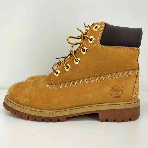 ティンバーランド Timberland JUNIOR 6INCH PREMIUM WATERPROOF BOOTS 6インチ プレミアム イエロー レディース JPN:22.5