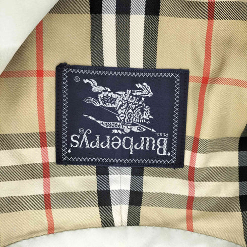 バーバリーズ BURBERRYS 80-90S 裏地ノバチェック 比翼 バルマカーン ステンカラー コート メンズ