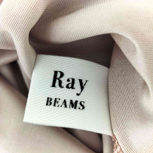 レイビームス Ray BEAMS ストレッチ ベロア クルーネック Tシャツ レディース FREE