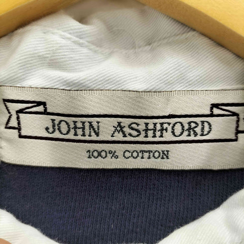ジョンアッシュフォード JOHN ASHFORD 90S L/S ラガーシャツ メンズ import:M