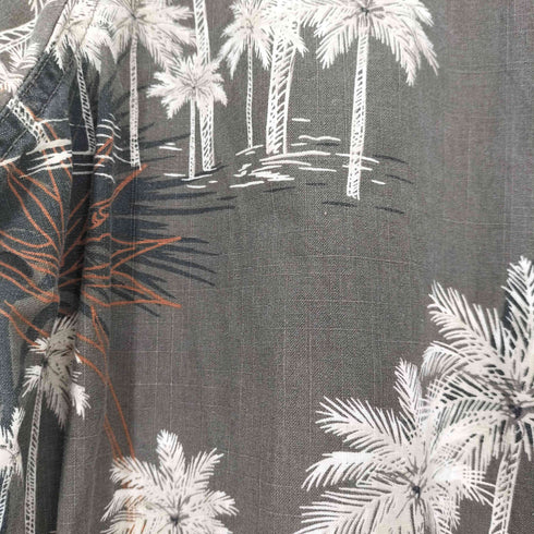 クラフトアンドバロー Croft&Barrow S/S アロハシャツ メンズ import:L