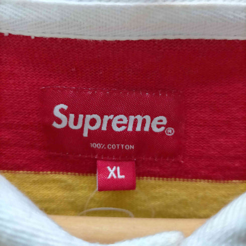 シュプリーム Supreme 22SS Stripe Rugby ストライプ ラグビー L/S ラガーシャツ メンズ import:XL