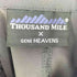 サウザンドマイル THOUSAND MILE 24SS バッククロスストラップ フロントジップ ワンピース レディース FREE