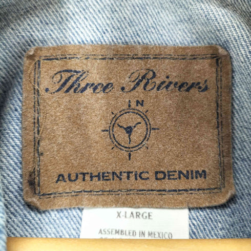 Three Rivers KiDSRUS刺繍 デニムジャケット メンズ JPN:XL