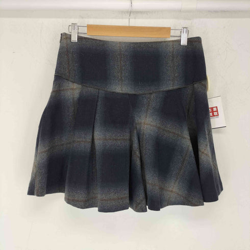 ブルネロ クチネリ Brunello Cucinelli イタリア製 シャドーチェック ウールスカート レディース FR:38-40