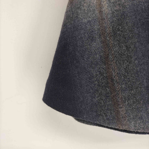 ブルネロ クチネリ Brunello Cucinelli イタリア製 シャドーチェック ウールスカート レディース FR:38-40