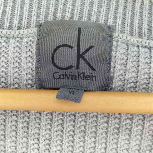 シーケーカルバンクライン ck Calvin Klein Vネック リブ編み ニット セーター メンズ JPN:XL