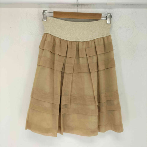 ブルネロ クチネリ Brunello Cucinelli イタリア製 コットンシルク チュールスカート レディース FR:36