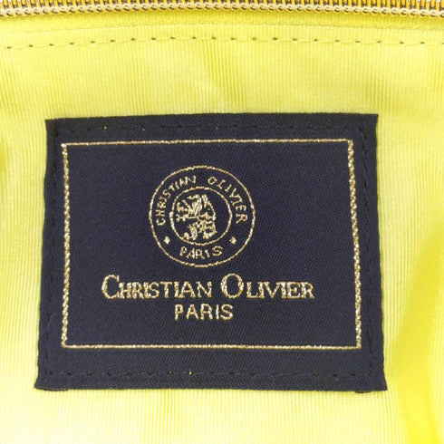 クリスチャンオリビエ CHRISTIAN OLIVIER 花刺繍 2WAY ショルダーバッグ レディース