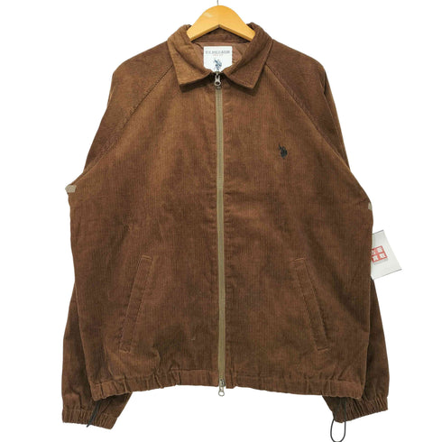 ユーエスポロアッスン U.S.POLO ASSN 24AW PUBLUX別注 ワンポイントロゴ刺繍ダブルジップジャケット メンズ import:L