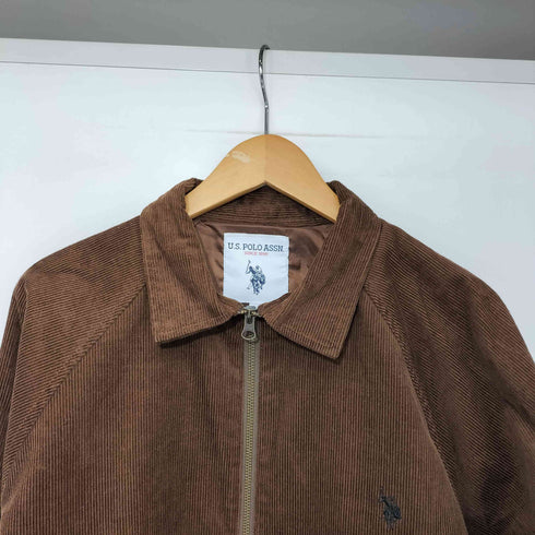ユーエスポロアッスン U.S.POLO ASSN 24AW PUBLUX別注 ワンポイントロゴ刺繍ダブルジップジャケット メンズ import:L