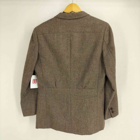 ダーバン DURBAN MODULAR ヘリンボーンくるみボタンテーラードジャケット メンズ