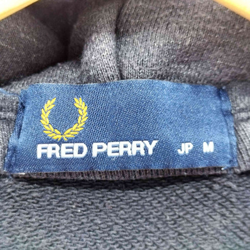 フレッドペリー FRED PERRY 月桂樹 刺繍 ジップアップ パーカー メンズ import:M