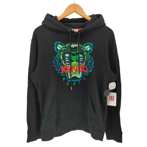 ケンゾーパリス KENZO PARIS SWEATSHIRT TIGER HOODIE タイガー 刺繍 スウェット パーカー メンズ import:L