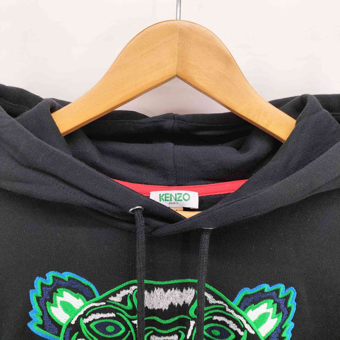 ケンゾーパリス KENZO PARIS SWEATSHIRT TIGER HOODIE タイガー 刺繍 スウェット パーカー メンズ import:L