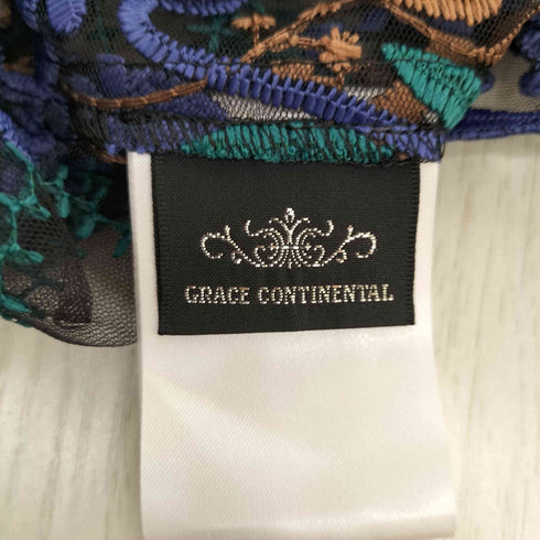 グレースコンチネンタル GRACE CONTINENTAL 23SS フラワーオーナメントトップ レディース 36