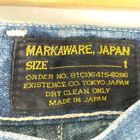 マーカウェア markaware ボタンフライ デニムトラウザーズ メンズ JPN:1