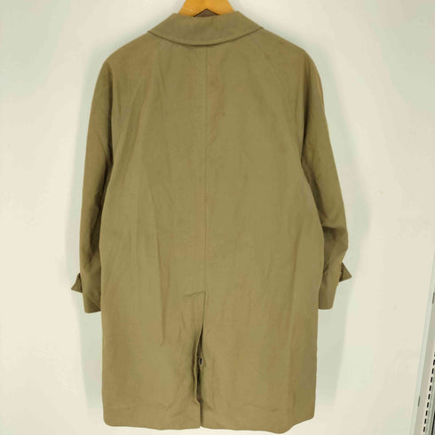 バーバリーズ BURBERRYS 80-90S 英国製 裏地ノバチェック ライナー付き 比翼 バルマカーン ステンカラー コート メンズ