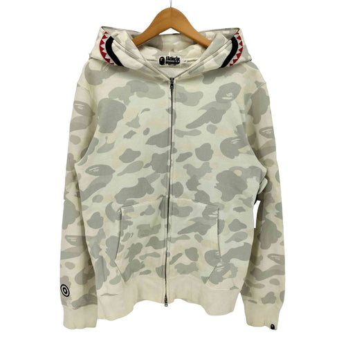 アベイシングエイプ A BATHING APE CITY CAMO SHARK FULL ZIP HOODIE 蓄光 メンズ JPN:L