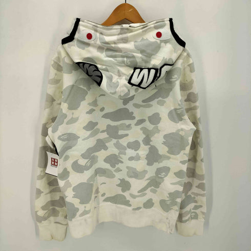アベイシングエイプ A BATHING APE CITY CAMO SHARK FULL ZIP HOODIE 蓄光 メンズ JPN:L