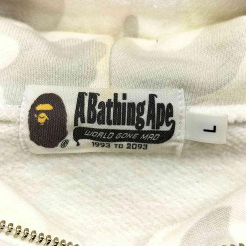 アベイシングエイプ A BATHING APE CITY CAMO SHARK FULL ZIP HOODIE 蓄光 メンズ JPN:L